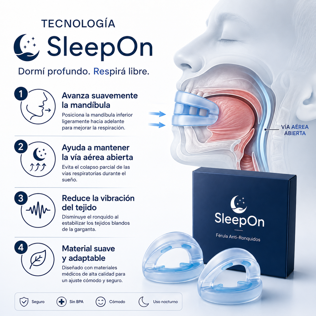 SleepOn: Antironquidos